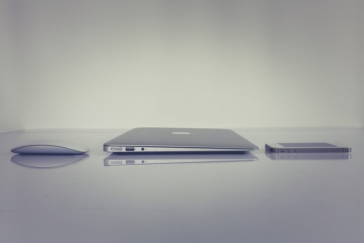 office, macbook, iphone