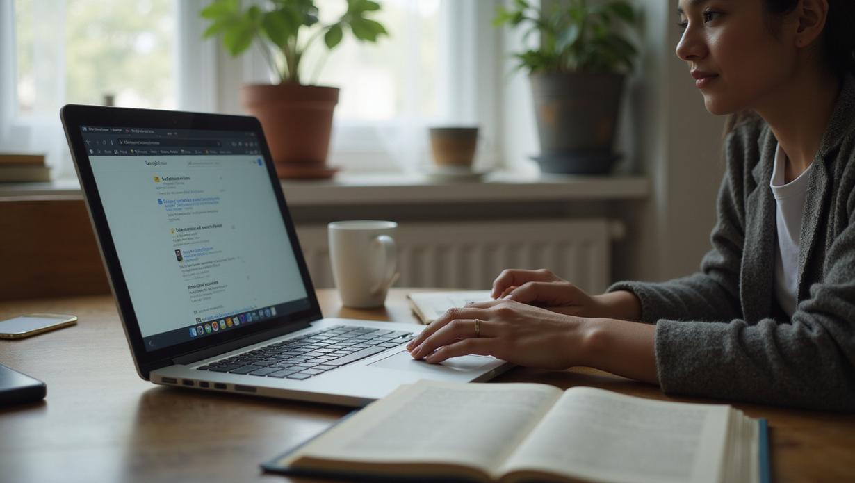 Interação com IA no Google Search Live discutindo sobre livros