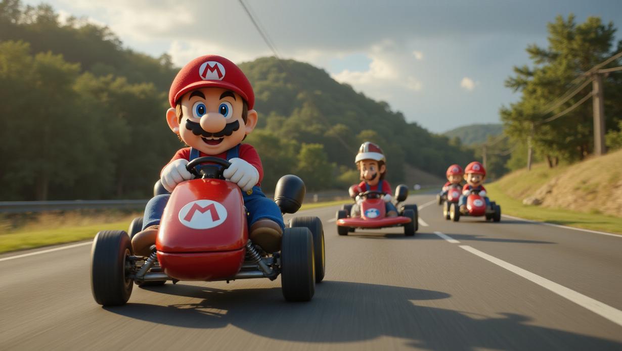 Enquete sobre quantas horas os jogadores passaram no mundo de Mario Kart